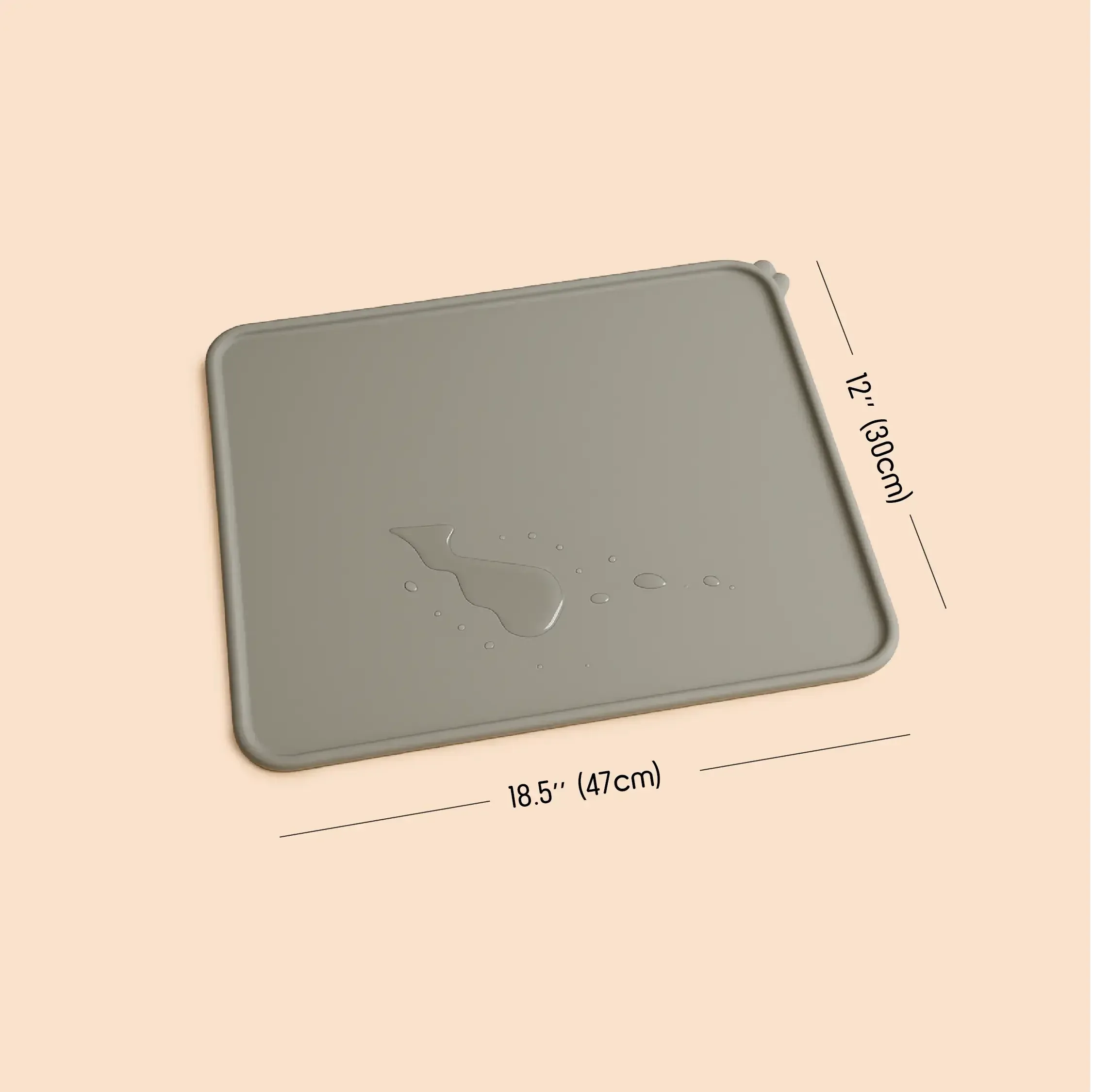 FloorGuard Mat | Mess-Free Meals | Secure & Easy to Clean - Tilting Heads