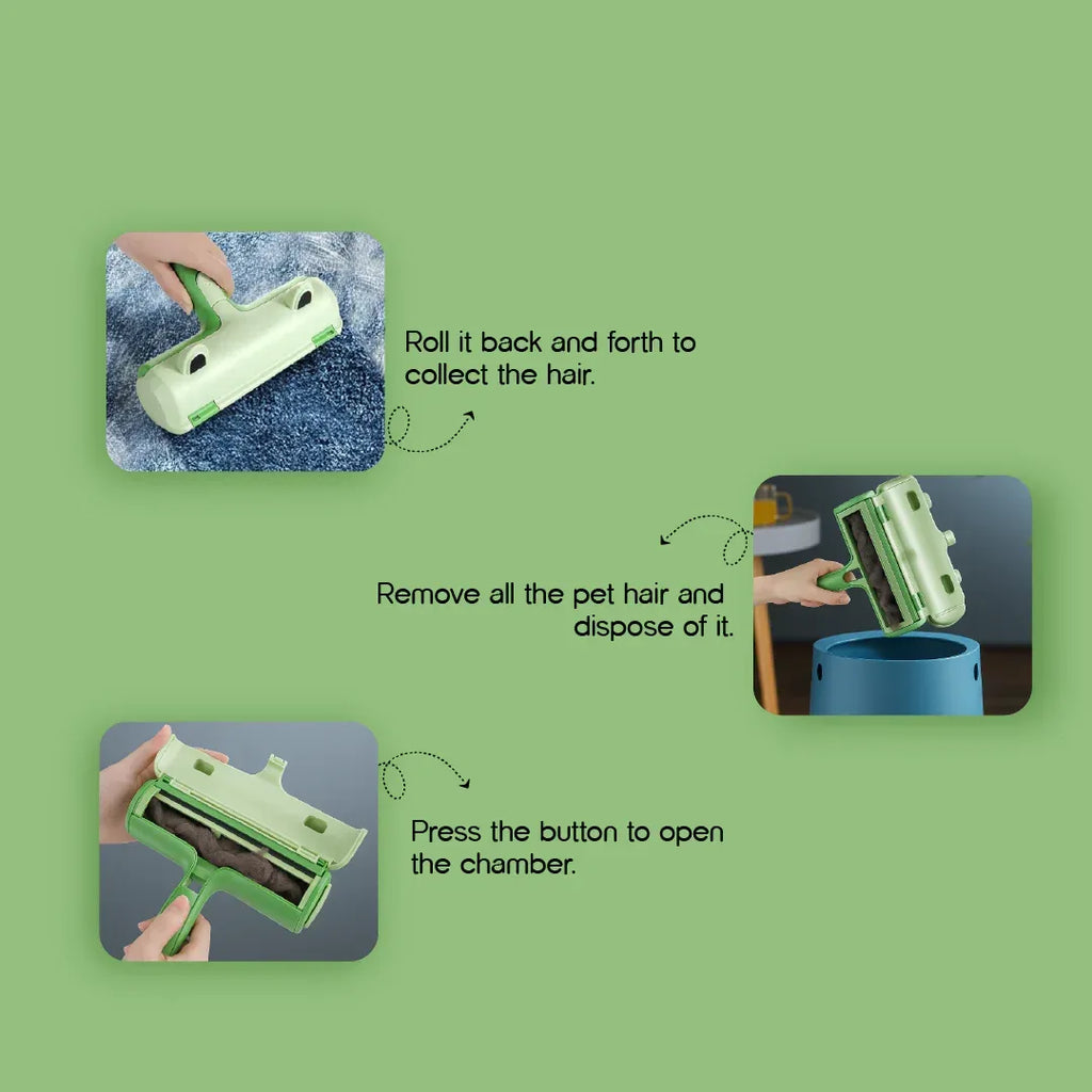 FurAway Luxe Roller - Tilting Heads