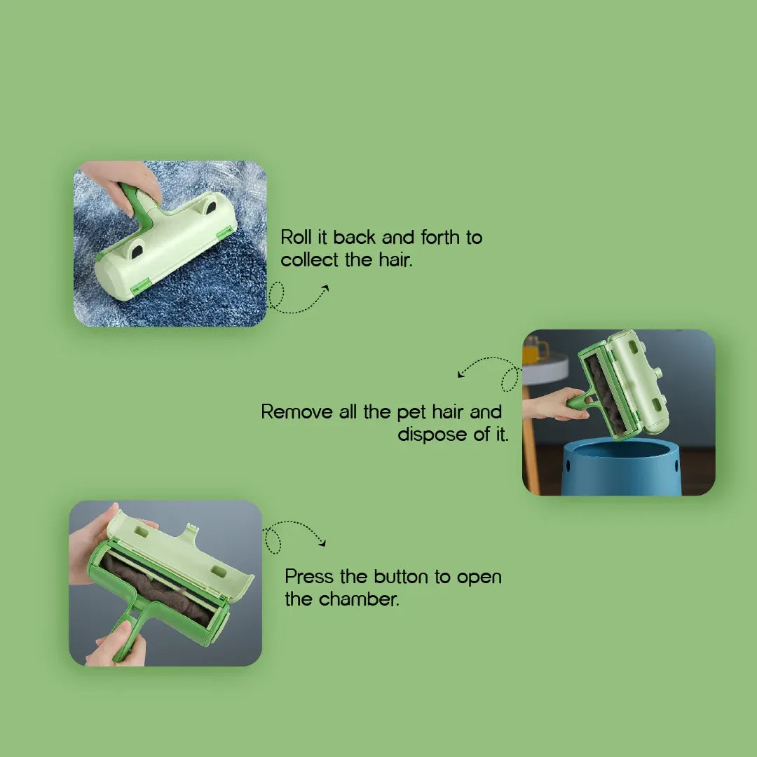 FurAway Luxe Roller - Tilting Heads