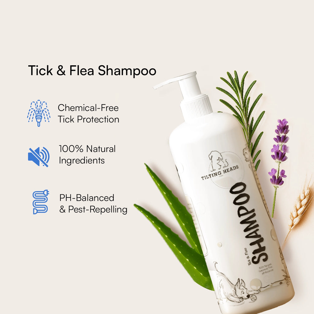 FurSplash Glove – 2-in-1 Bathing Glove & Shower Scrubber | Includes Tick & Flea Shampoo