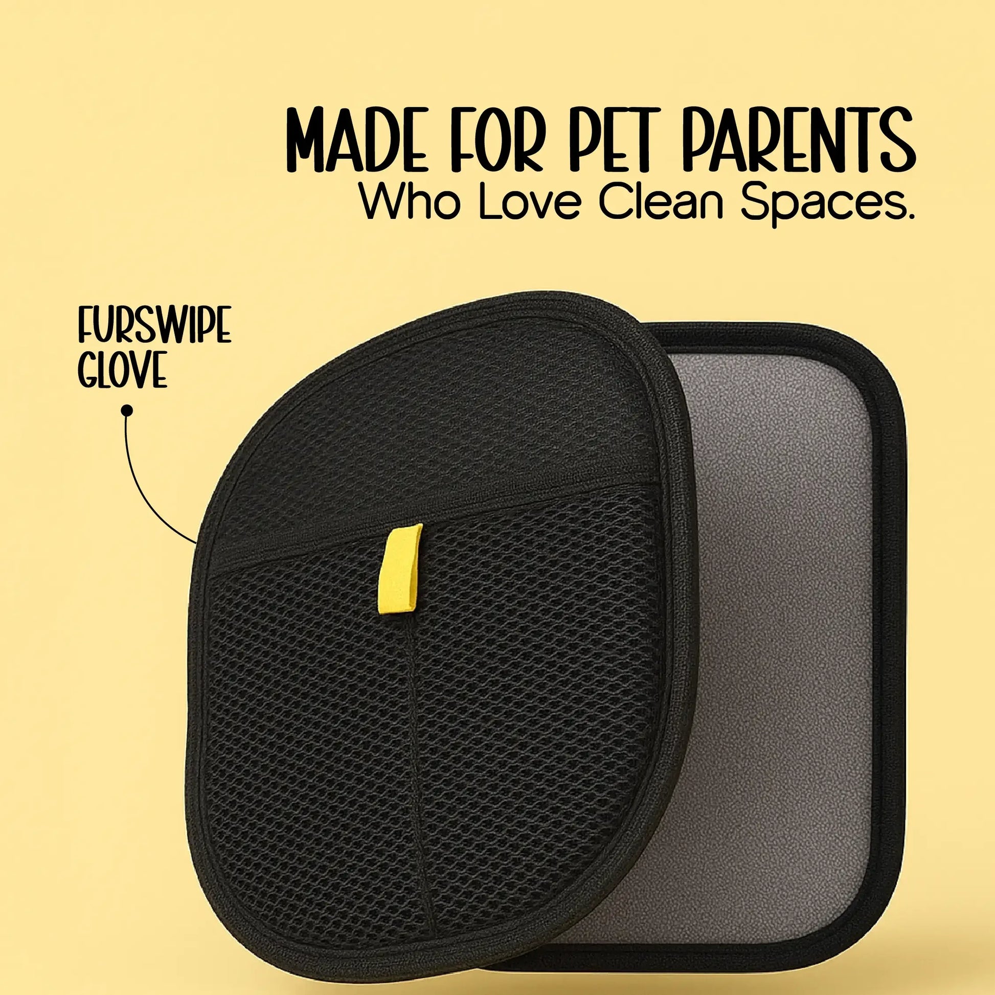 FurSwipe Glove | Quick Fur Removal & Fabric-Safe Cleaning for Pets - Tilting Heads