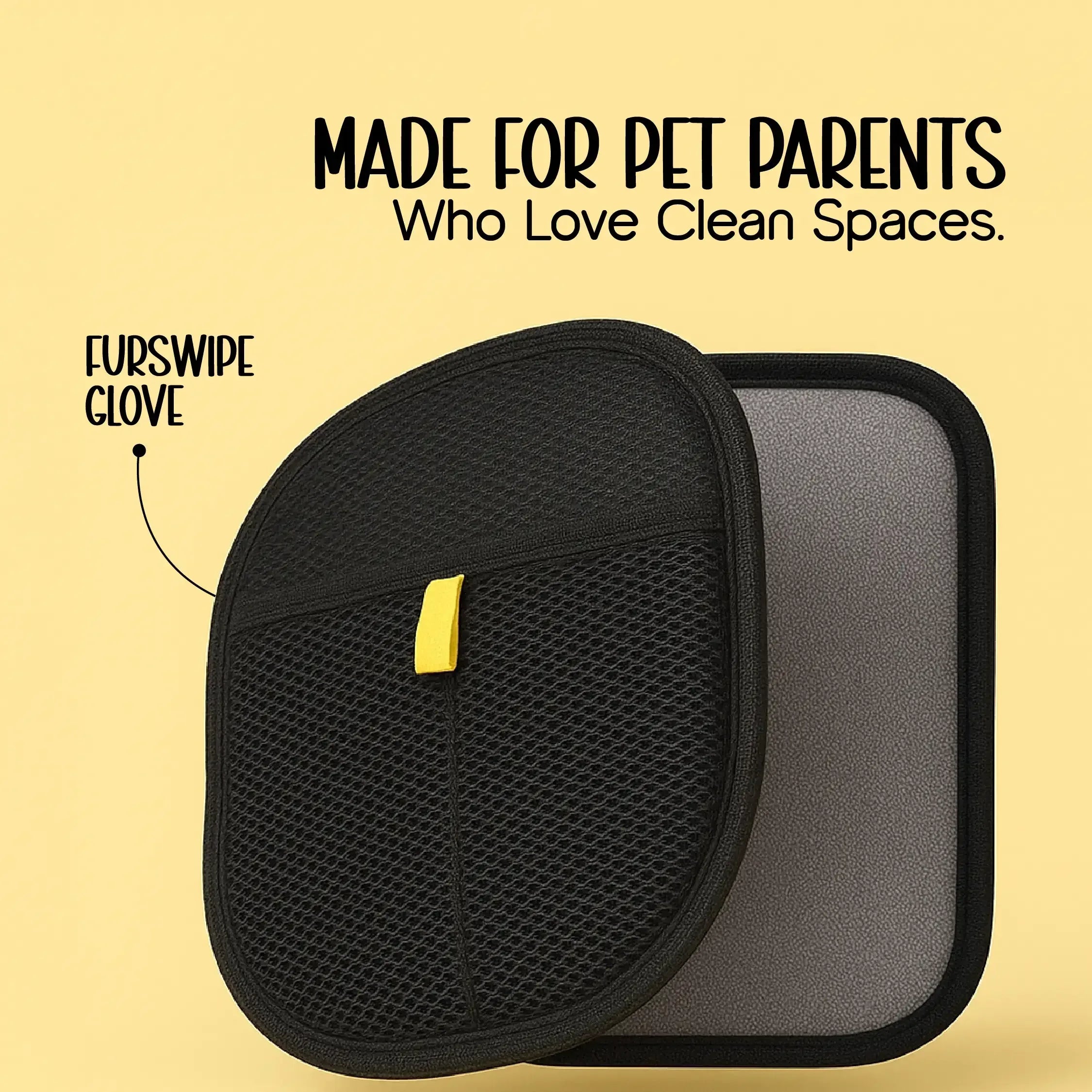 FurSwipe Glove | Quick Fur Removal & Fabric-Safe Cleaning for Pets - Tilting Heads