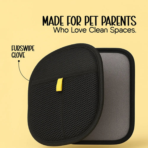 FurSwipe Glove | Quick Fur Removal & Fabric-Safe Cleaning for Pets - Tilting Heads