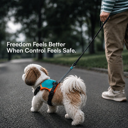 FusionGrip Harness – 2-in-1 Dog Harness with Retractable Leash