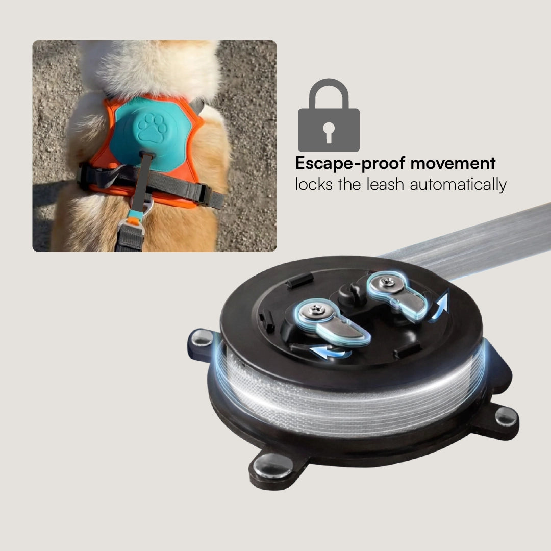 FusionGrip Harness – 2-in-1 Dog Harness with Retractable Leash