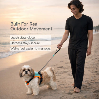 FusionGrip Harness – 2-in-1 Dog Harness with Retractable Leash