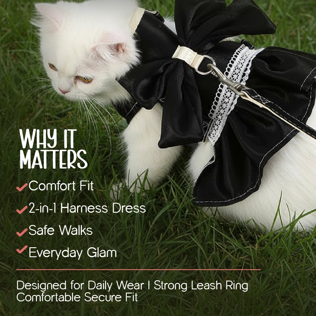 GlamStride Harness – Stylish, Safe & Comfortable Walks