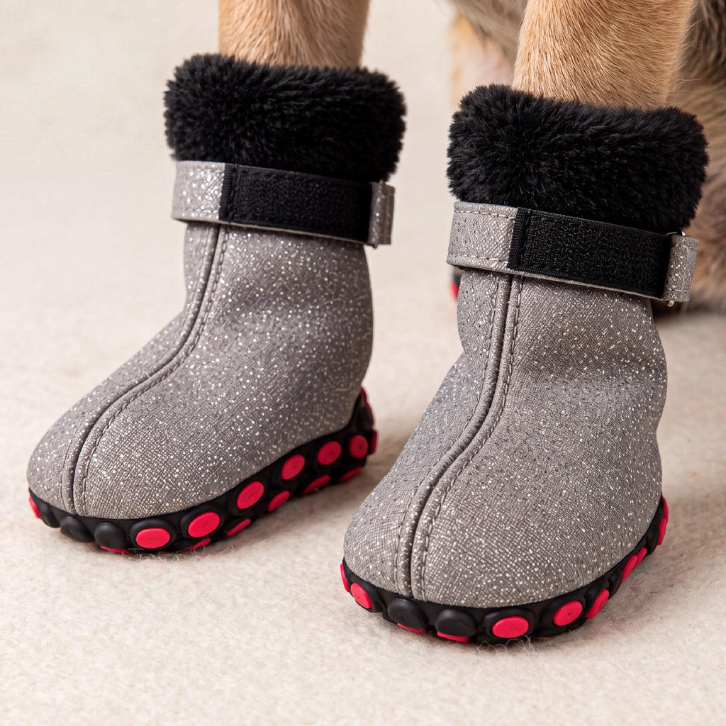 GlimmerFur Boots