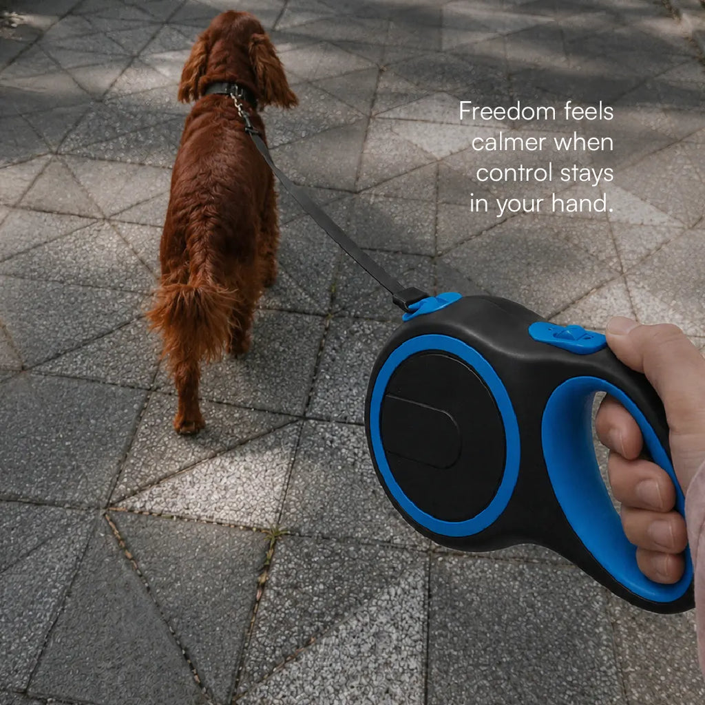 GripEase Freedom Leash | Adjustable Dog Leash | Retractable Pet Leash