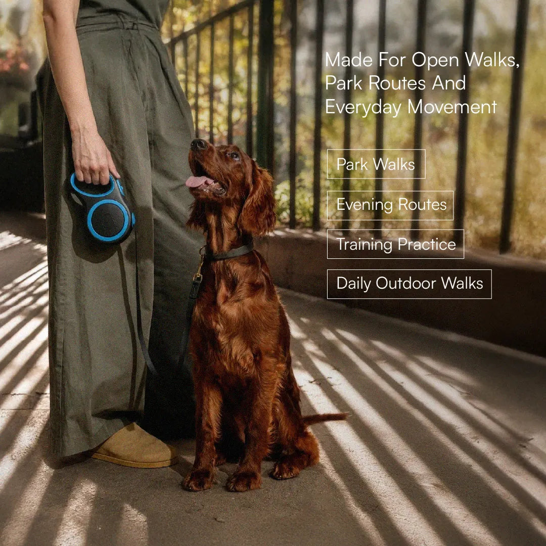 GripEase Freedom Leash | Adjustable Dog Leash | Retractable Pet Leash