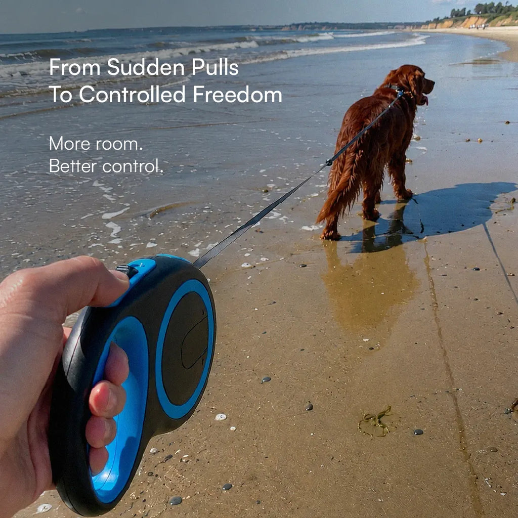 GripEase Freedom Leash | Adjustable Dog Leash | Retractable Pet Leash