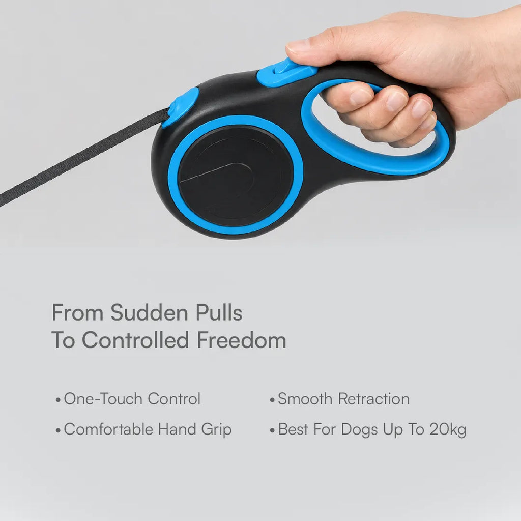 GripEase Freedom Leash | Adjustable Dog Leash | Retractable Pet Leash