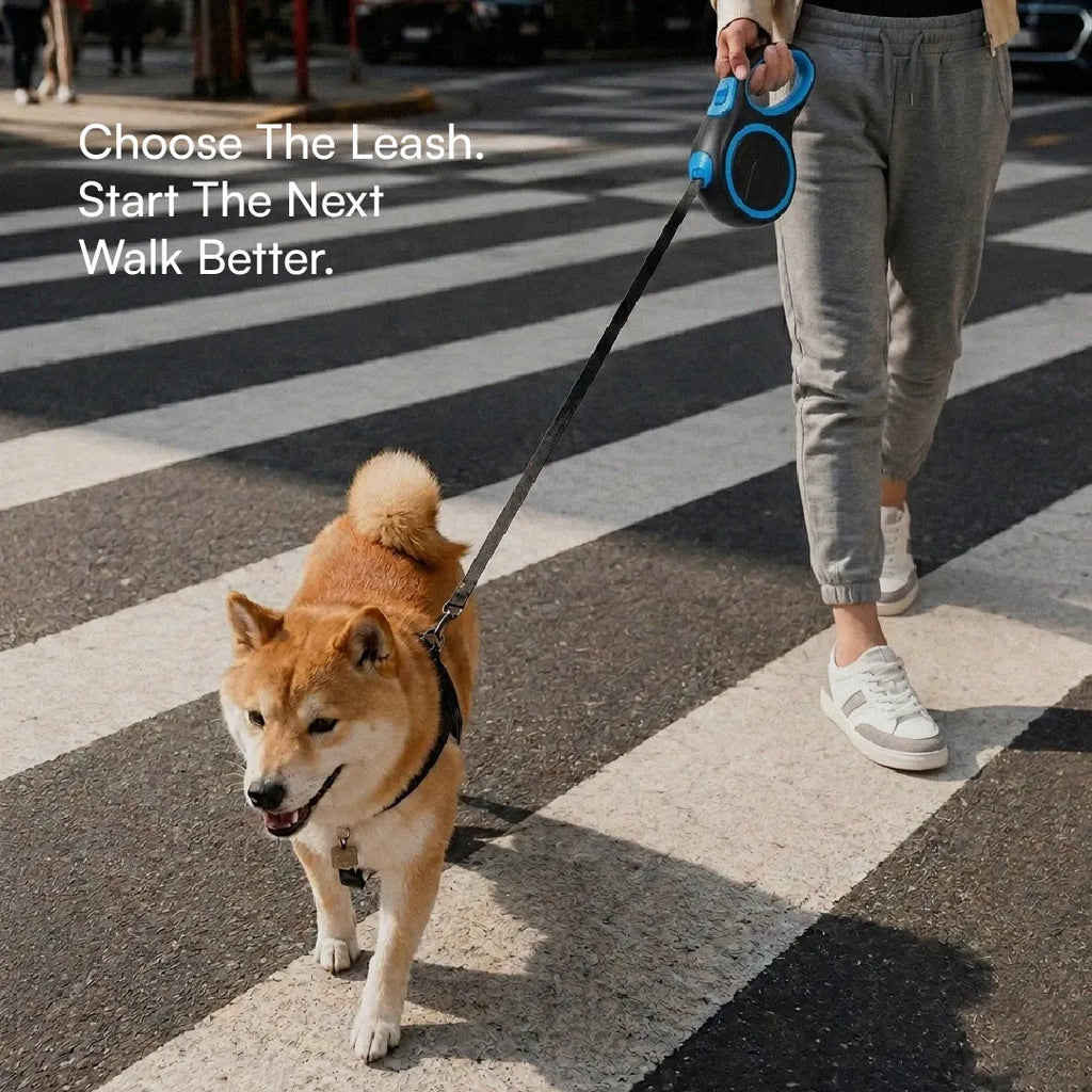 GripEase Freedom Leash | Adjustable Dog Leash | Retractable Pet Leash