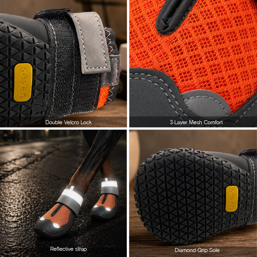 Gripster Shoes | Anti-Slip Paw Protection | Comfort & Safety in Every Step