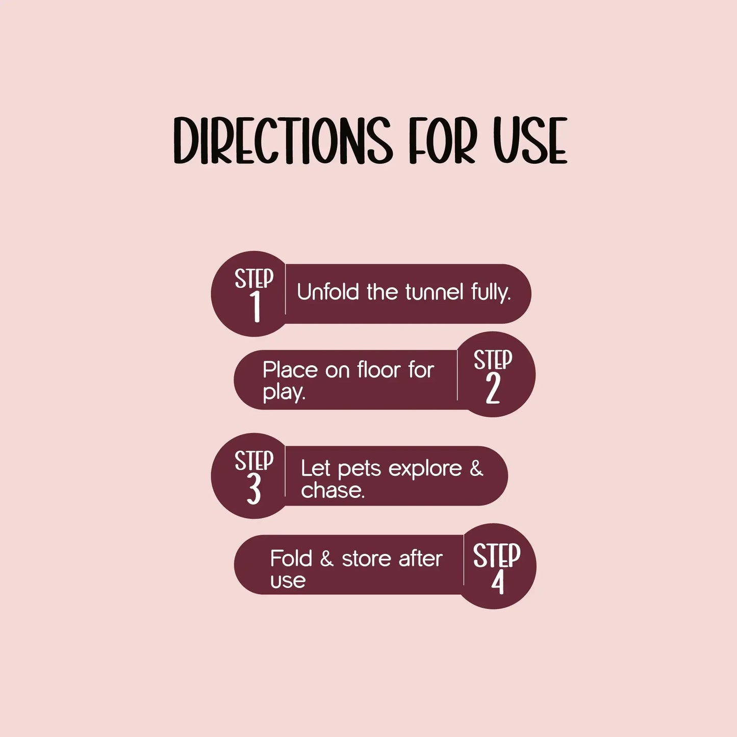 HideNZoom 3-Way Cat Tunnel – Foldable Fun for Playful Cats - Tilting Heads