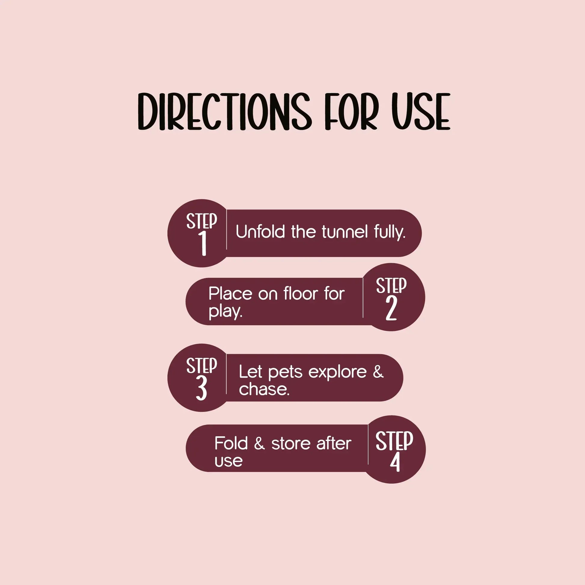 HideNZoom 3-Way Cat Tunnel – Foldable Fun for Playful Cats - Tilting Heads