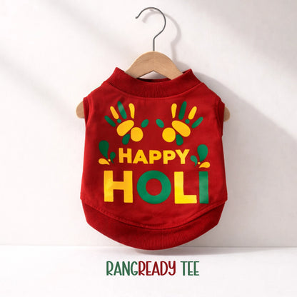 RangReady Tee – Holi Cotton Hosiery Blend T-Shirt for Pets