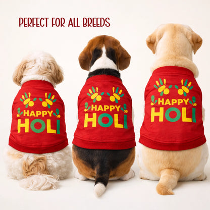 RangReady Tee – Holi Cotton Hosiery Blend T-Shirt for Pets