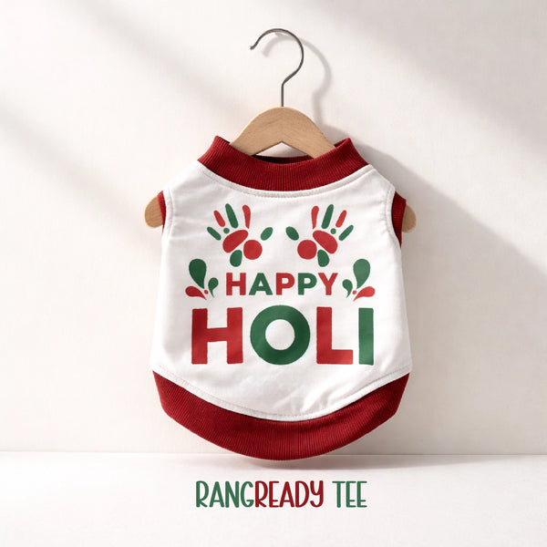 RangReady Tee – Holi Cotton Hosiery Blend T-Shirt for Pets