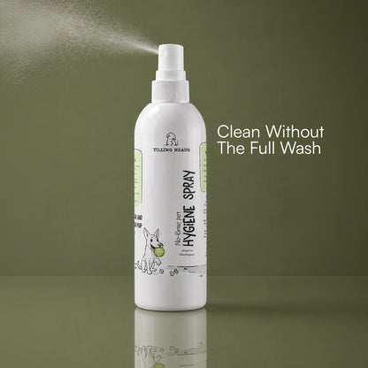 No-Rinse Pet Hygiene Spray – Waterless Daily Cleaning Solution for Dogs & Cats with Germ Protection (200 ml)
