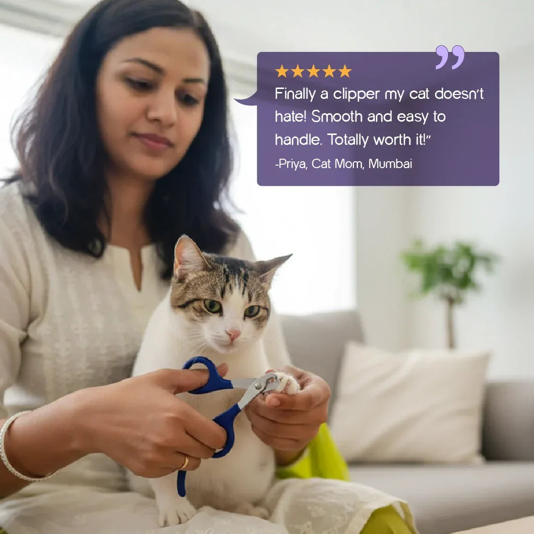 KittyTrim Nail Cutter | Safe, Gentle & Easy Grooming for Cats - Tilting Heads