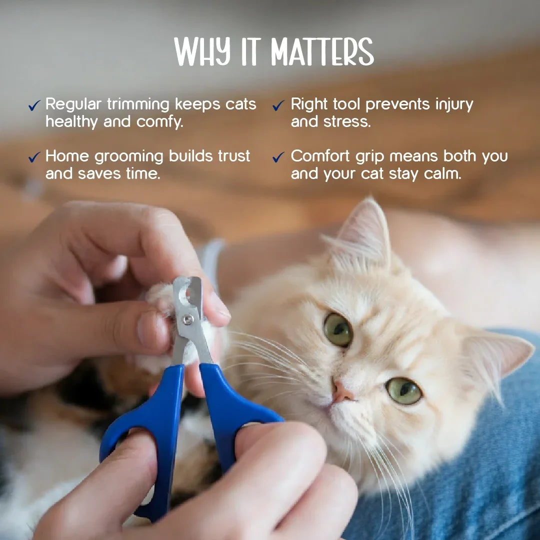 KittyTrim Nail Cutter | Safe, Gentle & Easy Grooming for Cats - Tilting Heads
