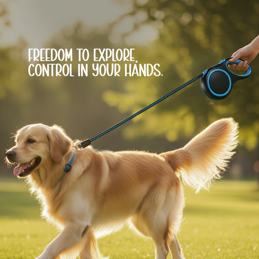 GripEase Freedom Leash | Adjustable Dog Leash | Retractable Pet Leash
