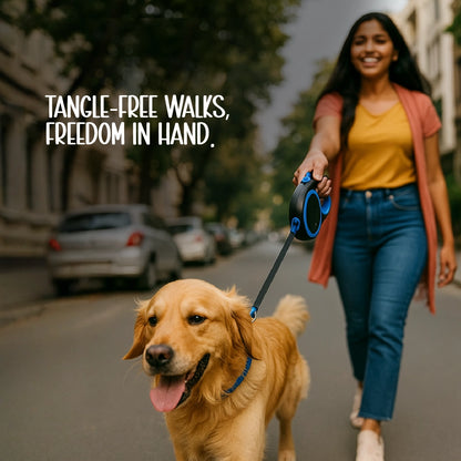 GripEase Freedom Leash | Adjustable Dog Leash | Retractable Pet Leash