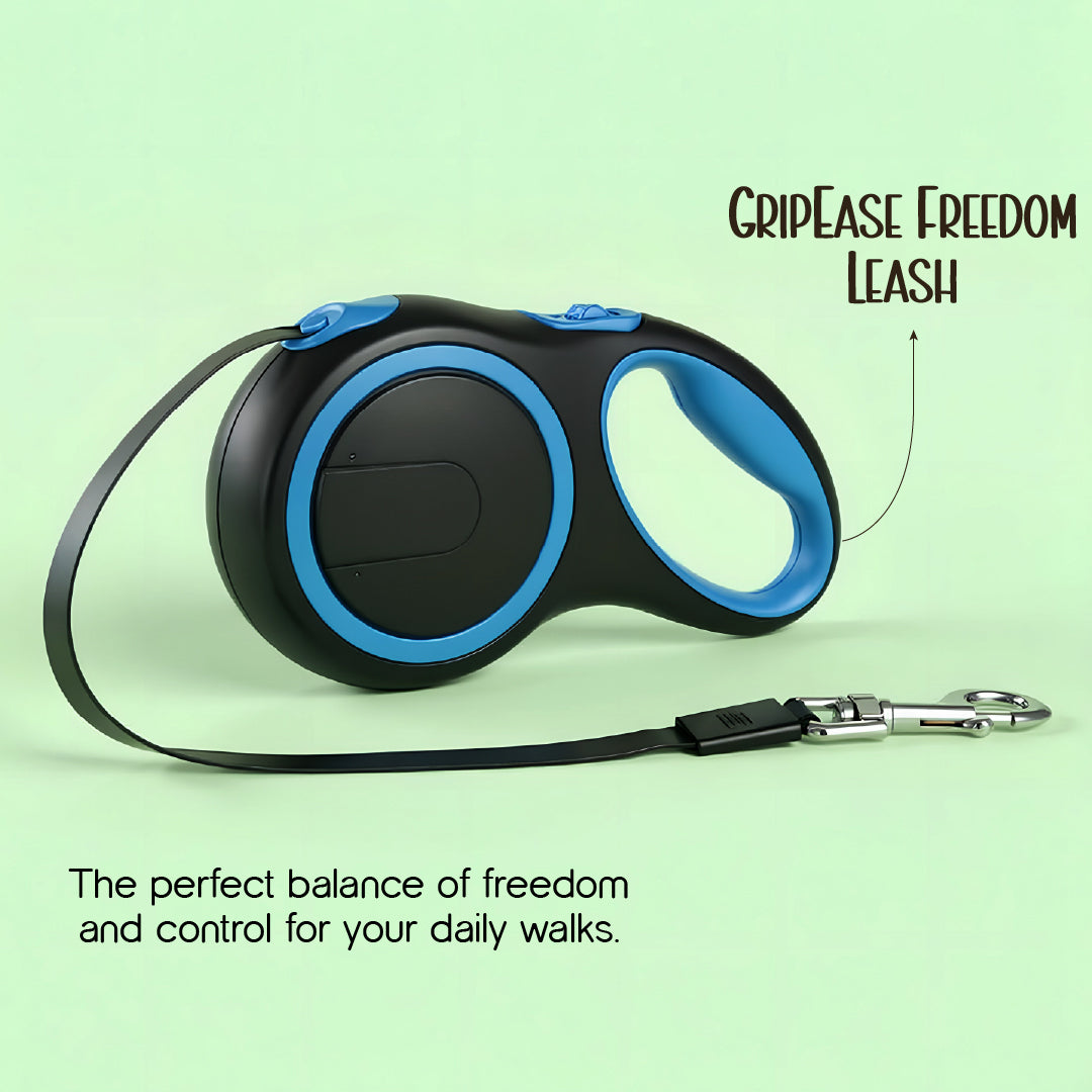 GripEase Freedom Leash | Adjustable Dog Leash | Retractable Pet Leash