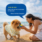 Lemon Pop Shirt – Stylish Cotton Summer Shirt for Pets