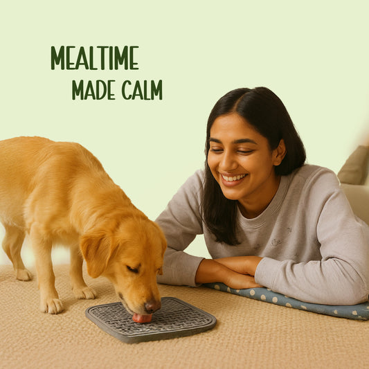 ZenLick Dog Food Mat – Slow Feeder & Anxiety Relief Tool