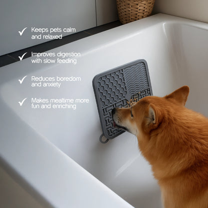 ZenLick Dog Food Mat – Slow Feeder & Anxiety Relief Tool