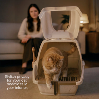 Aurora Litter Den – Clean, Comfy & Private Litter Space for Cats