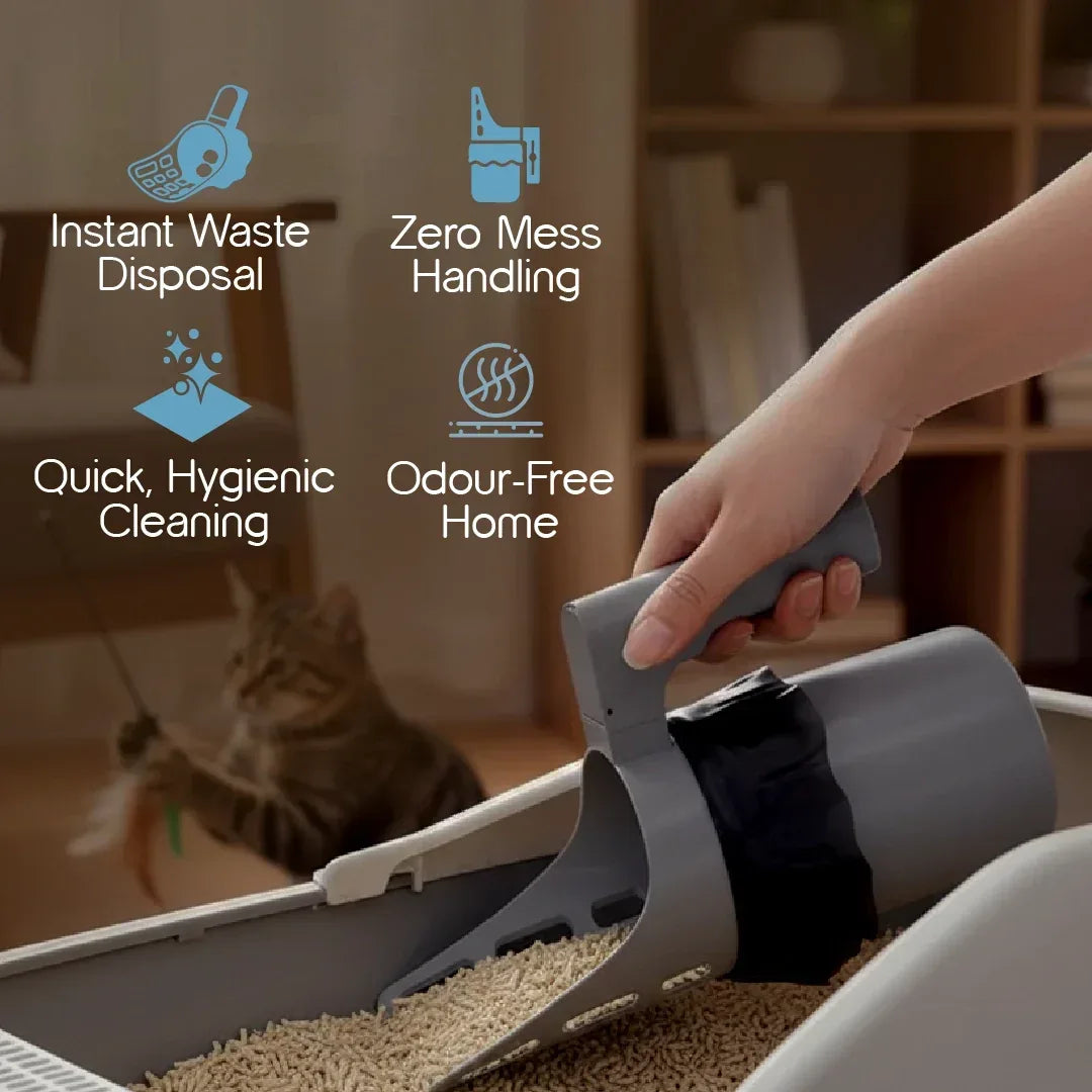 LitterMate – The Smarter Way to Scoop - Tilting Heads