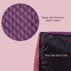 MajestiBed – Velvet Comfort for Peaceful Pet Sleep - Tilting Heads