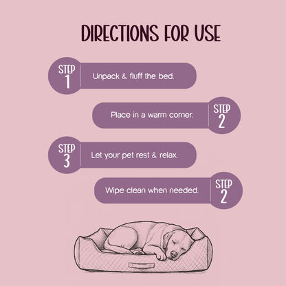 MajestiBed – Velvet Comfort for Peaceful Pet Sleep