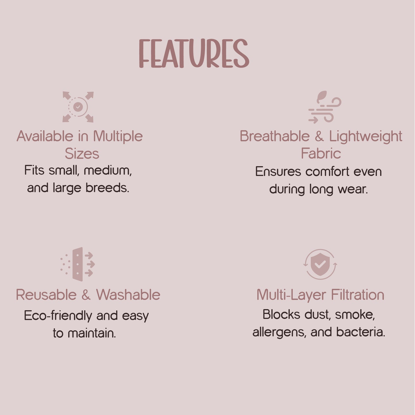 Snout Gaurd | Safe & Breathable Muzzle for Dogs