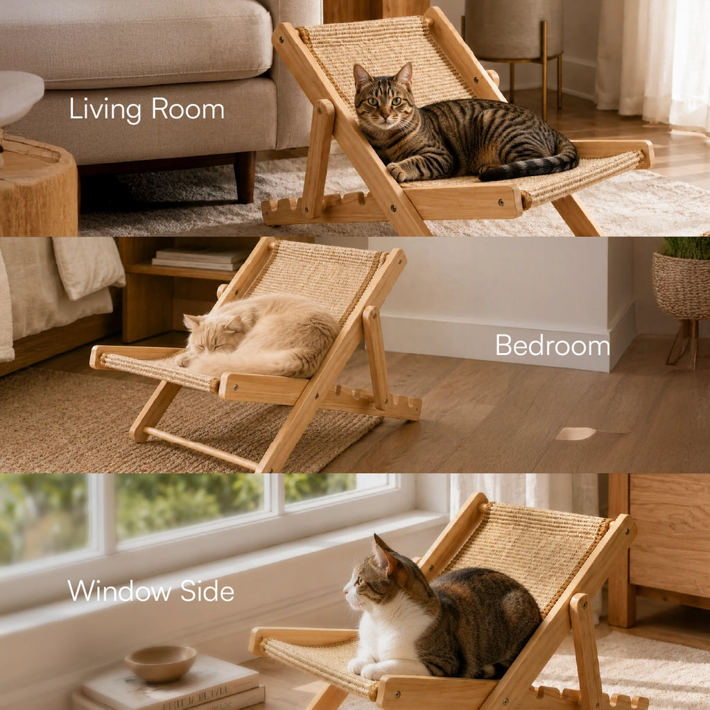 Meow Scratch Lounge – Premium Cat Scratcher & Resting Lounge