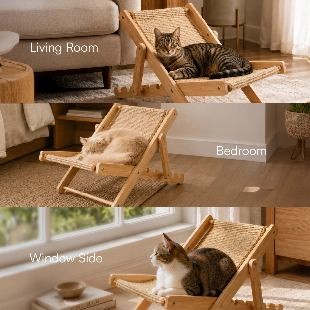 Meow Scratch Lounge – Premium Cat Scratcher & Resting Lounge