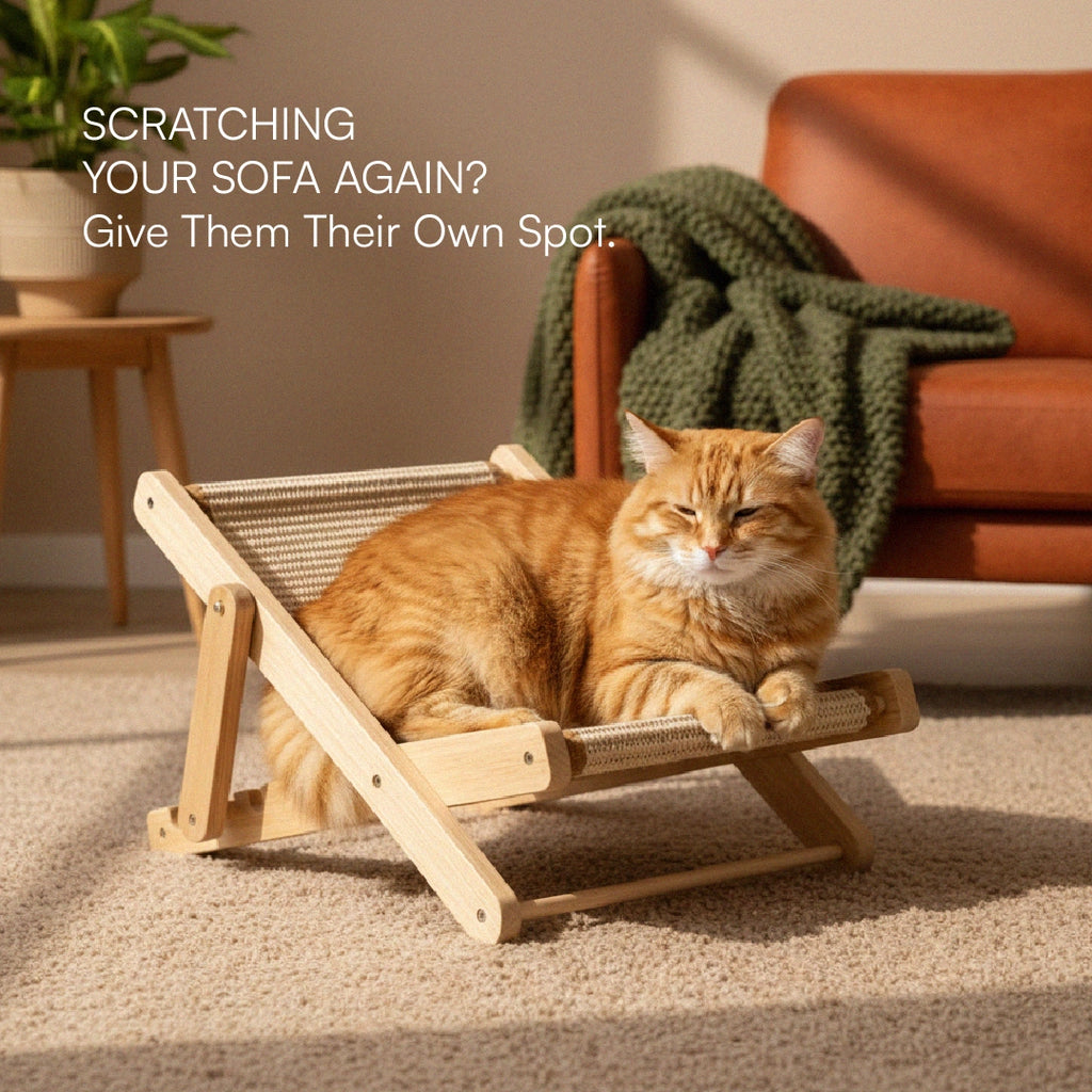 Meow Scratch Lounge – Premium Cat Scratcher & Resting Lounge