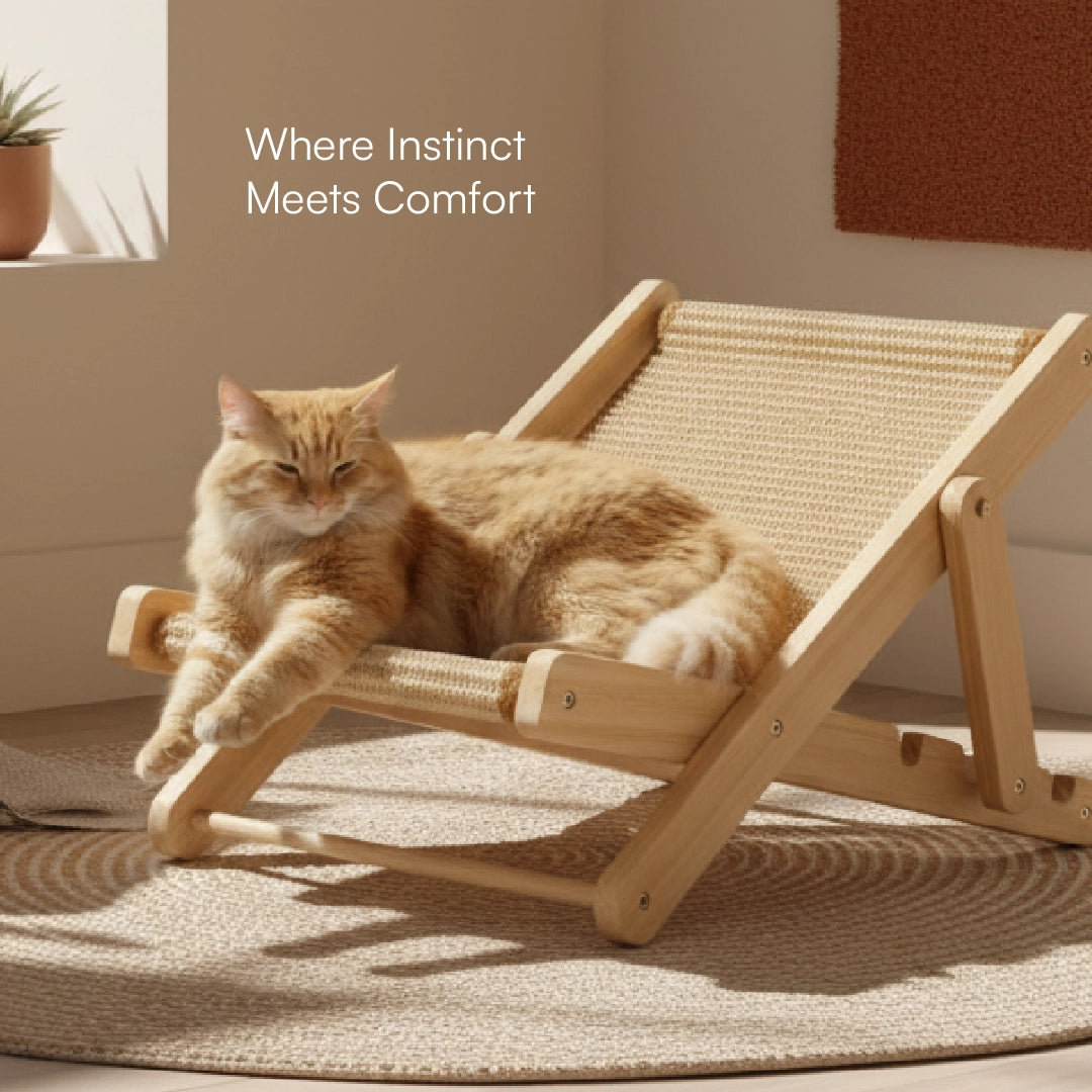 Meow Scratch Lounge – Premium Cat Scratcher & Resting Lounge