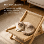 Meow Scratch Lounge – Premium Cat Scratcher & Resting Lounge