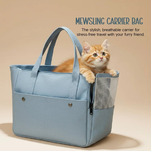 Mewsling Carrier Bag – Comfortable Travel for Pets - Tilting Heads