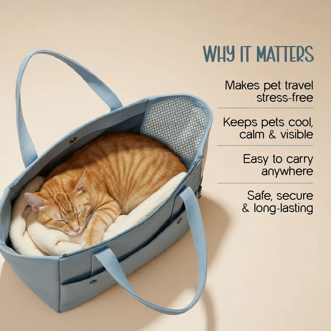 Mewsling Carrier Bag – Comfortable Travel for Pets - Tilting Heads