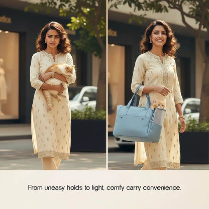 Mewsling Carrier Bag – Comfortable Travel for Pets - Tilting Heads