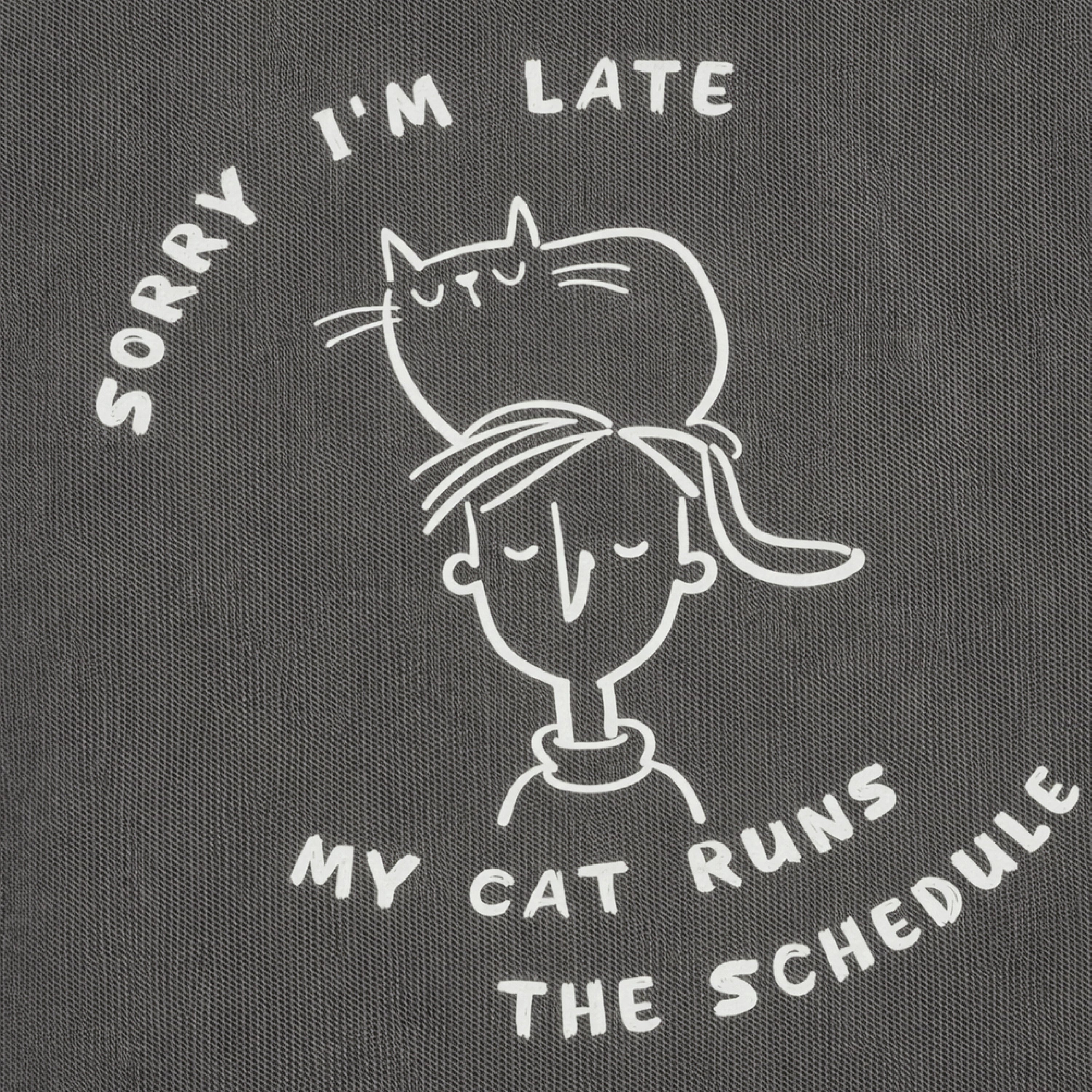 My Cat Runs the Schedule Unisex T-Shirt