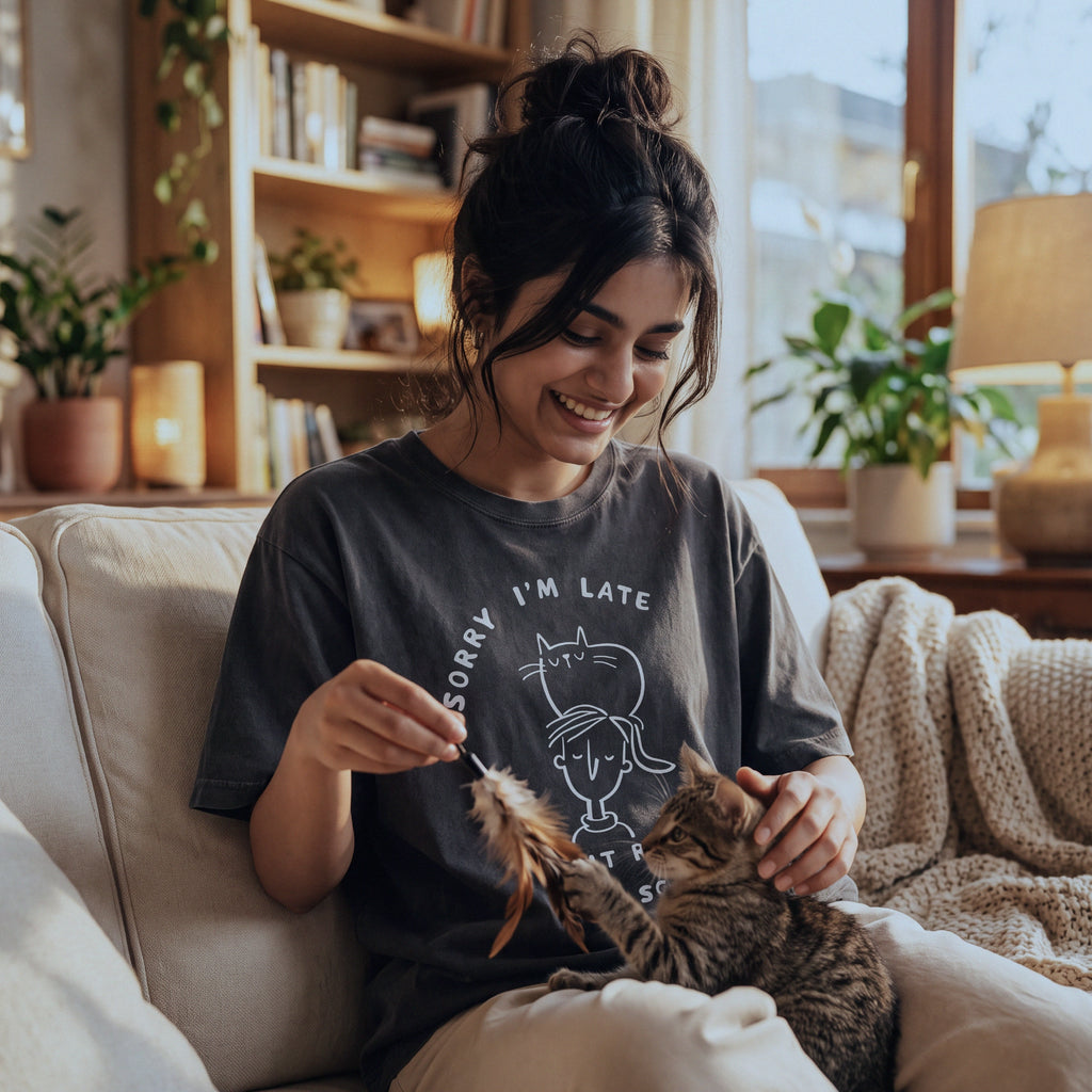 My Cat Runs the Schedule Unisex T-Shirt