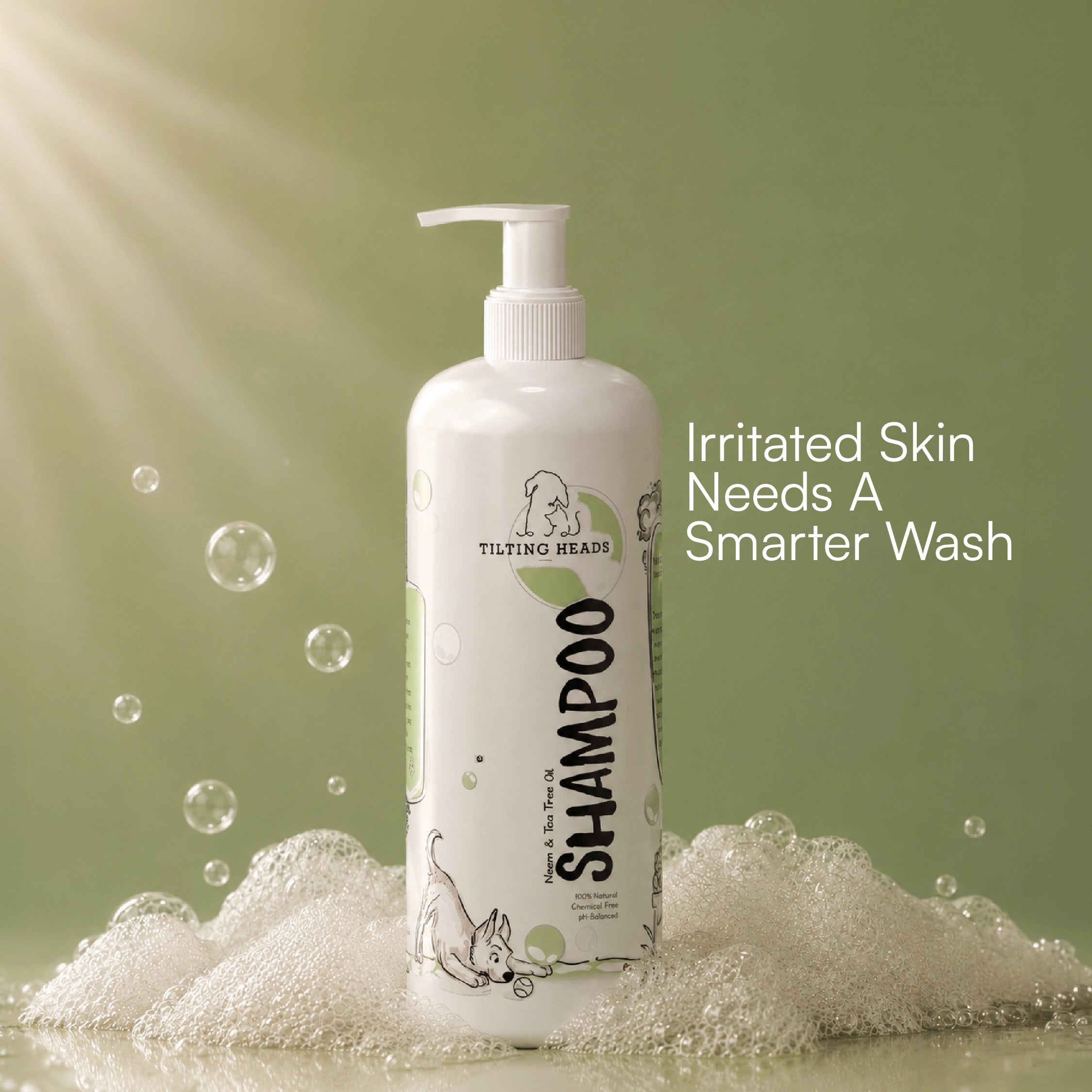 Neem & Tea Tree Oil Shampoo | Dog Shampoo with Nature's Antibacterial Formula