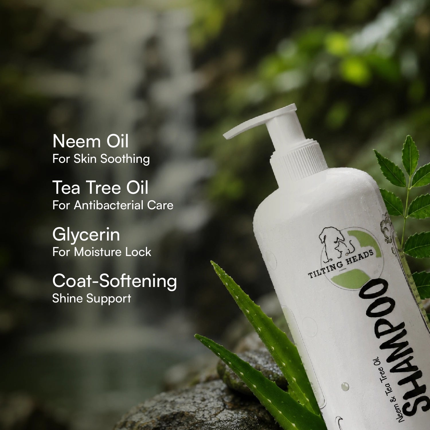 Neem & Tea Tree Oil Shampoo | Dog Shampoo with Nature's Antibacterial Formula