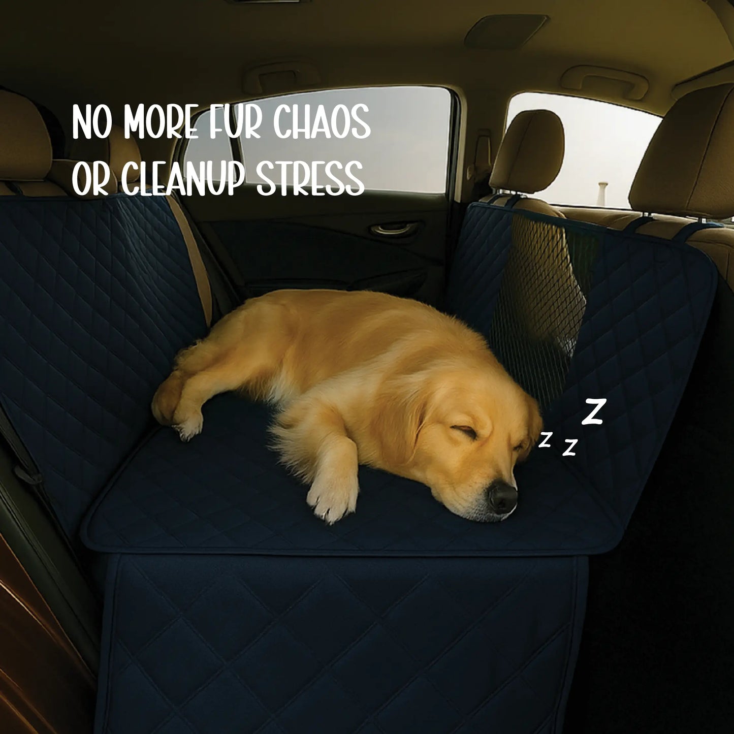Luxe Car Seat Cover – Safe Rides | Mess-Free Travel | Storage Included